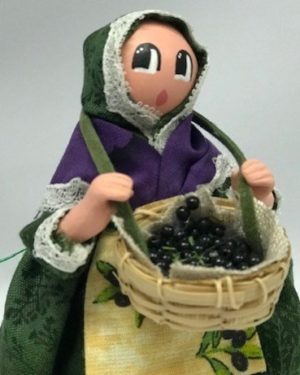 Femme Olives santons de provence