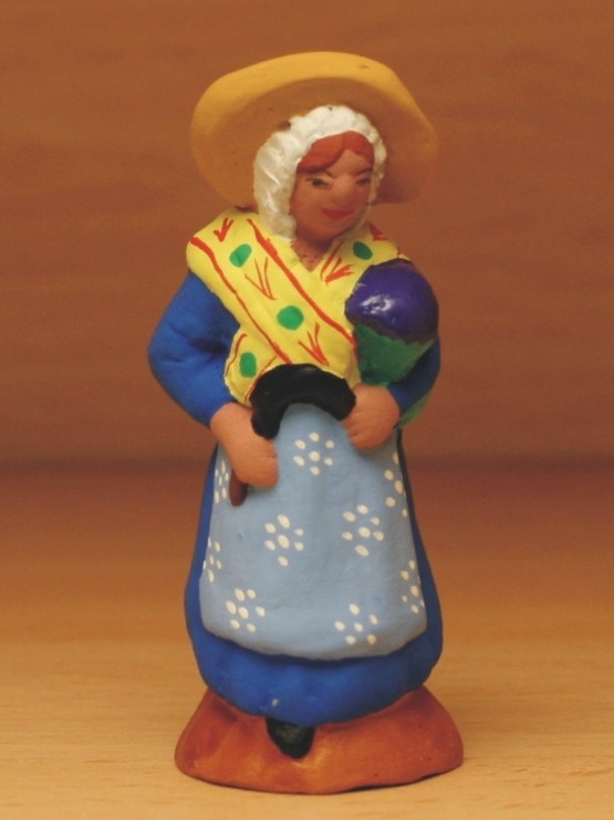 Femme à la lavande santons de provence