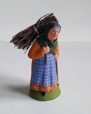 Femme au fagot santons de provence