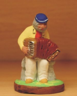 Joueur d'accordéon santons de provence