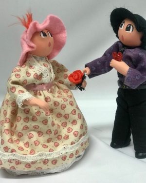 Couple Saint-Valentin rose