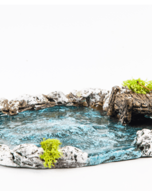 Mare résine effet eau - Guitton créations - crèche provençale