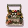 Etal des fruits et légumes - décor de crèche