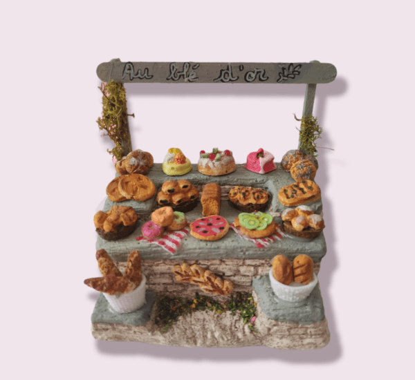 Etal du boulanger - décor de crèche