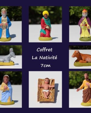 Coffret nativité santons de Provence - santons Marinacci