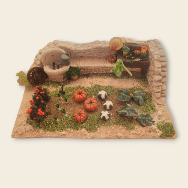 Atelier Roman - Potager - décor de crèche