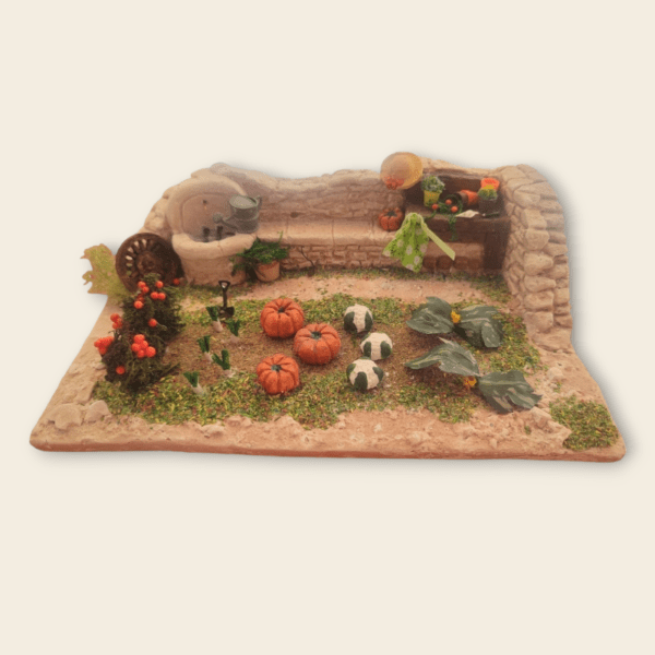 Atelier Roman - Potager - décor de crèche